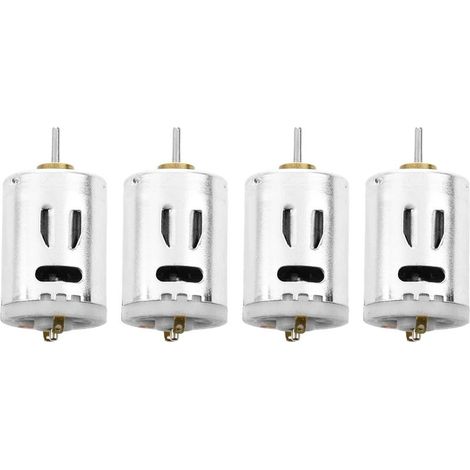 4X DC 12V 1-1.2A 15000RPM Couple Eleve Moteur Electrique pour Bricolage Voitures (1/5)