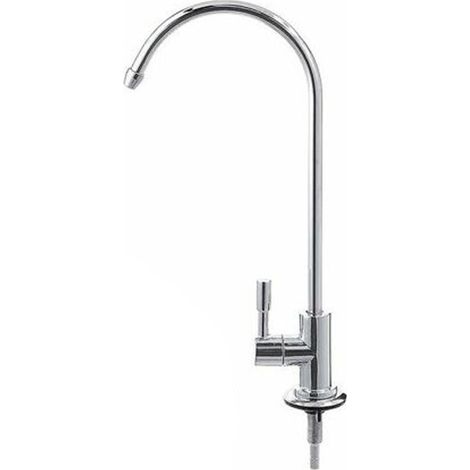 Robinet d'évier de cuisine avec système d'osmose inverse et robinet de filtration d'eau potable en acier inoxydable 304 (1/5)