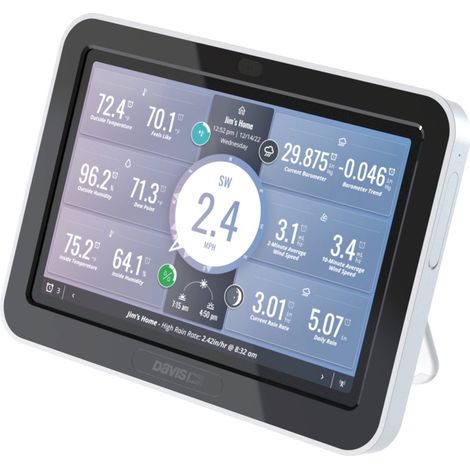 Davis Instruments Weatherlink Touch Console 6313EU Funk-Wetterstation  Anzahl Sensoren max. 80