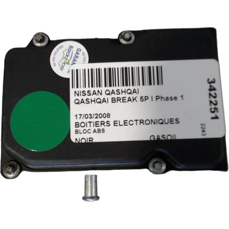 [PRODUIT D'OCCASION] Unite Hydraulique Abs NISSAN Qashqai Break I Phase 1 2007-2010 ♻️ Ref Oe. 47660jd07a - Garantie à vie (1/5)