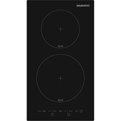 Placa de cocción por inducción - DAEWOO - 2 fuegos - 30 cm - BH3ITF25BNM - Negro