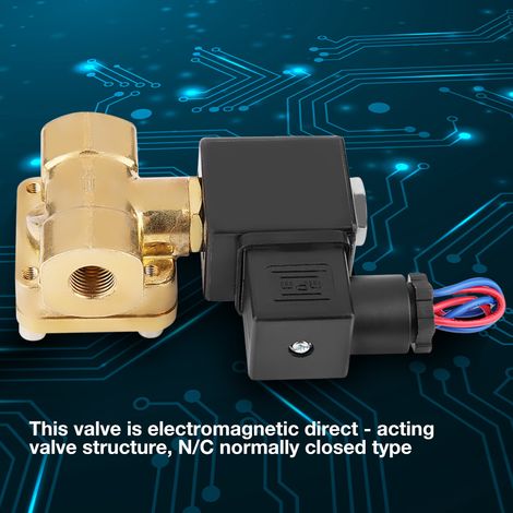 Électrovanne à membrane 2 voies NF 110VAC G1/4'' 1,6 MPa Normalement Fermée (1/5)