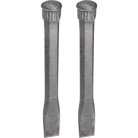 2pcs Maçonnerie Ciseau pour Rocher 10 pouce Plat Tête Élevé Carbone Acier, pour Rocher Béton Mortier Pierre Burin Brique, Ciseau pour Pierre Brique Casse Sculpture Démolition Scission (1/5)