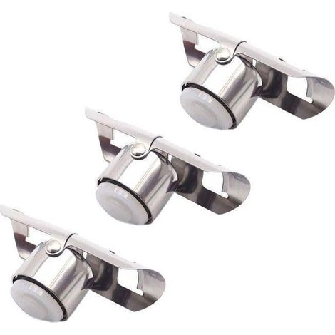 bouchons en acier inoxydable pour vin mousseux, champagne, bouteilles pétillantes 4,69 (98) (1/5)