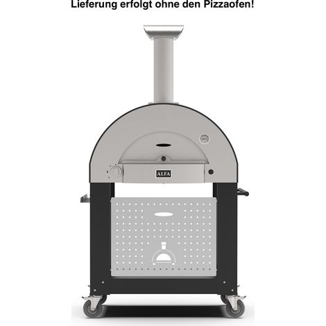 Alfa Forni Unterbau 4 Pizze für CLASSICO Pizzaofen Schwarz BF-4P-NEGO