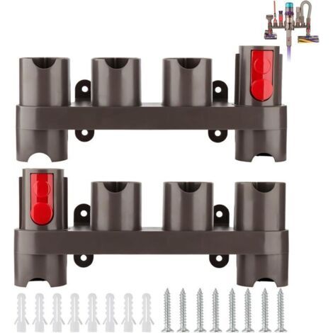 Support d'accessoires pour Accessoires d'aspirateur Dyson Gen5 V15 V12 V7 V8 V10 V11 SV10 SV11, Support Accessoire Dyson (10 Prises de Rangement, Paquet de 2) (1/4)
