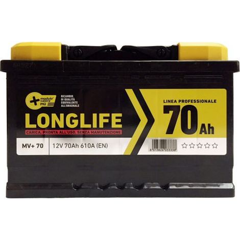 BATTERIA AVVIAMENTO AUTO URSUS 70 Ah mm. 278x175x190 h
