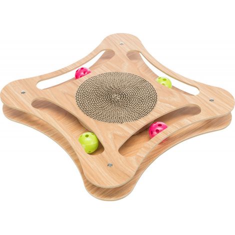 Plaque griffoir cadre bois pour chat - Trixie (1/5)