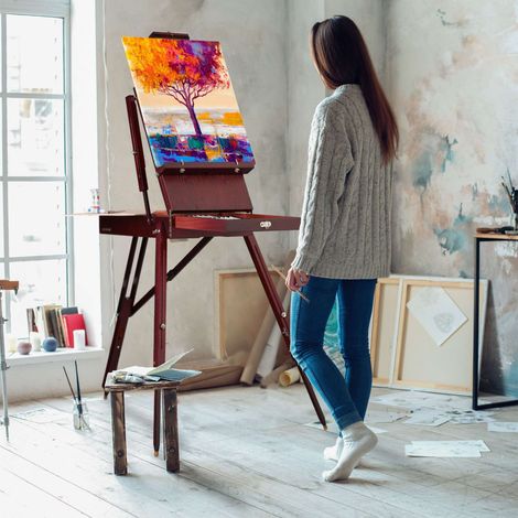 Portable Easel with Accessories (1/5)