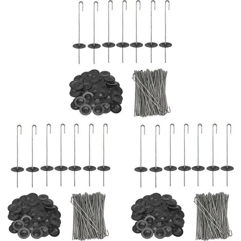300 Packs solaire Panneau Protection Clips, acier inoxydable Fil Fence Fasteners Animal Protection Roll kit pour solaire Panneau (1/5)