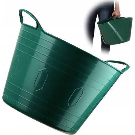 KADAX Flexible Basket Universal-Wäschekorb, 26 l, grün