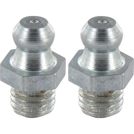 2x graisseur M7x1 angle 180° embout graissage pompe à graisse manuelle hydraulique tracteur engin agricole tractopelle