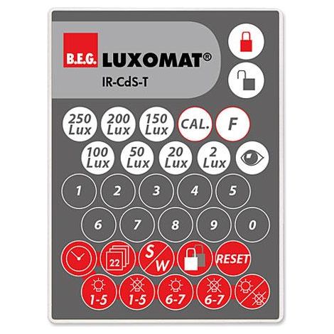 IR-CdS-T télécommande à infrarouge de détecteur crépusculaire Cds-T-SM LUXOMAT 92368 (1/2)