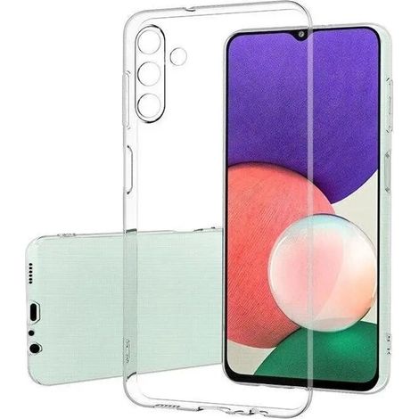 FUNDA DELGADA CON CUBIERTA TRASERA TRANSPARENTE PARA SAMSUNG GALAXY A13 5G A04S + CRISTAL (1/5)