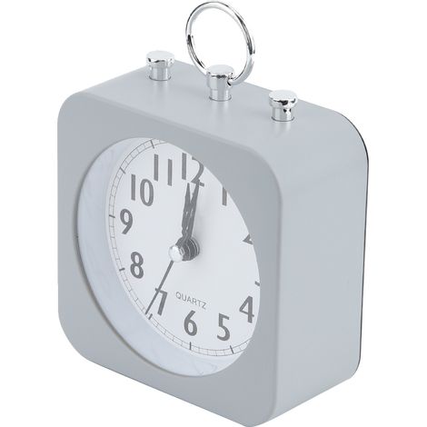 Vintage Retro Klassischer Stummer Tischwecker mit lautem Klingelton (1/5)