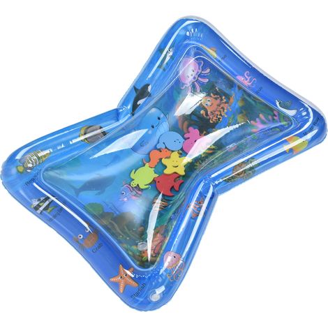 Aufblasbare PVC-Wassermatte für Babys – Sicheres blaues Wasserspielzeug für Kinder von 1 bis 3 Jahren (1/5)
