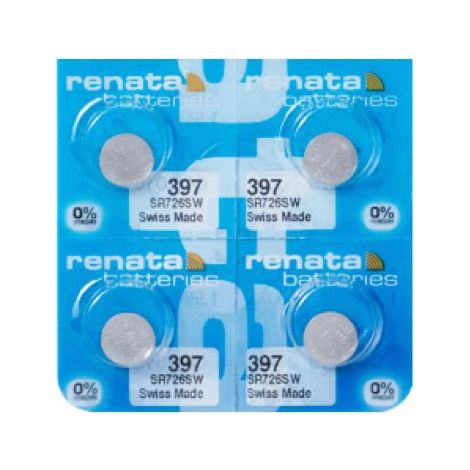 .4 piles Renata 397 SR726SW.
.
.