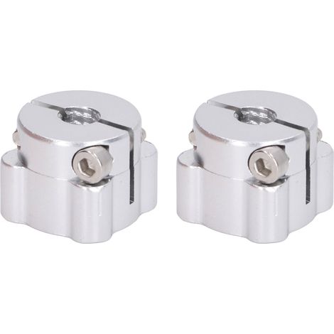 Satz mit 2 hochfesten 8-mm-Aluminiumklemmen, runder Wellenflansch, mechanisches Teil, Wellenbefestigung 3310-0016-5008 (1/5)