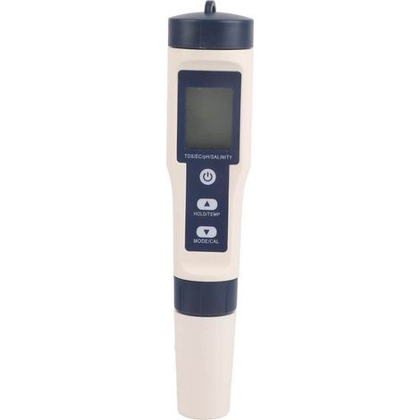 5-in-1 Tragbares digitales pH-/Salzgehalts-/Temperatur-/TDS-/EC-Messgerät – Multifunktionaler Wasserqualitätstester und -detektor (1/5)