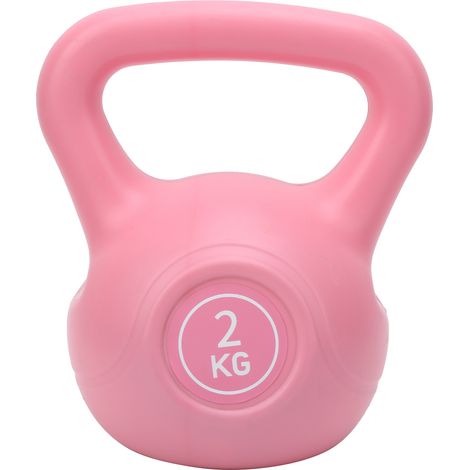 GARRYFIZH Haltère de bouilloire d'entraînement de levage de bras de Kettlebell de forme physique de 2KG avec la poignée large (1/5)