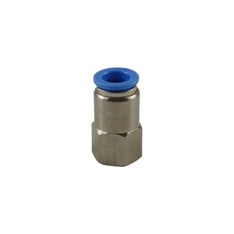 Raccord rapide droit avec filetage interne 3/8" à fi6