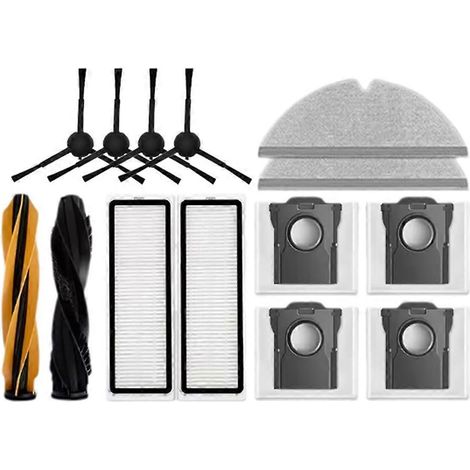 Filtre pour aspirateur brosse pour aspirateur Filtre de brosse pour aspirateur filtre de D20 Plus Aspirateur pièce détachée Main Side Brosses Filtres Serpillière Cloths Sac à poussière (1/5)