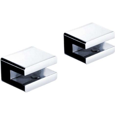 Nimco Kibo - Supporti per mensola, cromo Ki 14091BS-26