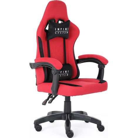 Sedia da gaming Infini System rossa, (1/5)