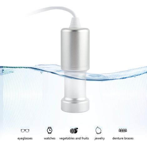 Nettoyeur de fruits portable, lave-légumes, nettoyeur à ultrasons portable pour lunettes, montres et bijoux, machine à laver (1/5)