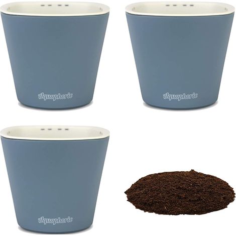 Aquaphoric Piccoli Vasi Finestra Autoirriganti Set 3 Pezzi (1/5)