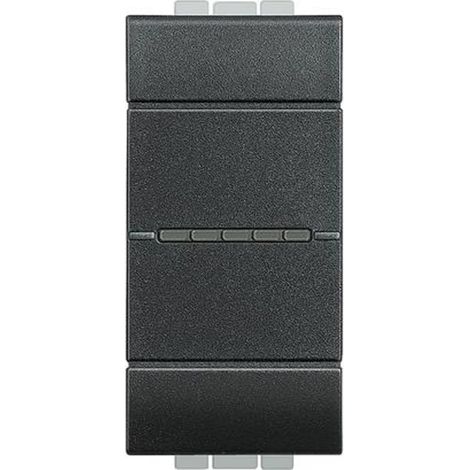 Bticino ll - interruttore assiale ax 1p 10a 1m antracite 1p 10 ax 250vac