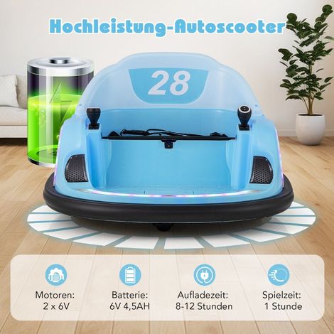 Autoscontro per bambini elettrico con luci LED lampeggianti blu (1/5)