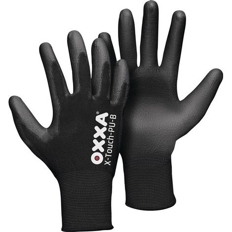 Gant X-TOUCH-PU-B taille 10 noir EN 388 catégorie EPI II support nylon 3 paires (Par 3)