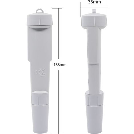 Wasserqualitätsmessgerät im Stiftformat (EC, pH, Temperatur, 3-in-1) – multifunktionales, tragbares und präzises Messgerät (1/5)