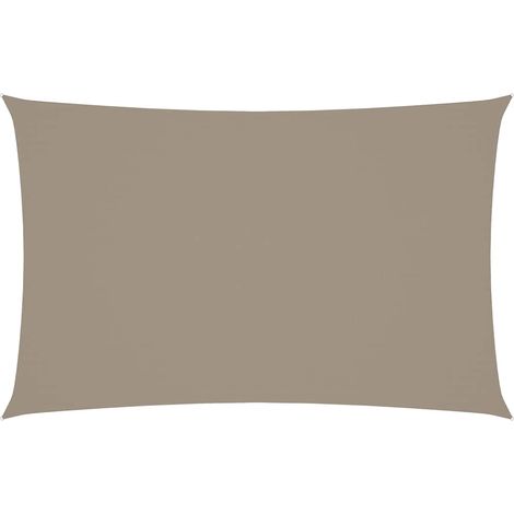 Maison Exclusive - Toldo de vela rectangular tela Oxford gris tau (1/5)