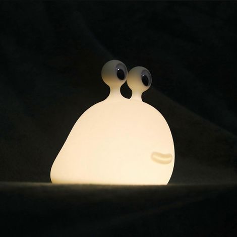 Veilleuse animal mignonne avec commande tactile, lampe de chevet rechargeable USB pour chambre d'enfant, avec minuterie, portable, gain de place, rechargeable par USB, 2800 K (1/5)