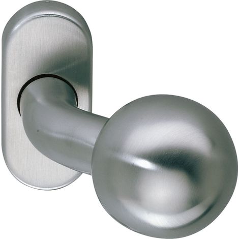 Marc HESI Acciaio Inossidabile Della Maniglia della porta su rosetta ovale manopola Pomello 1 pezzi Niro inox