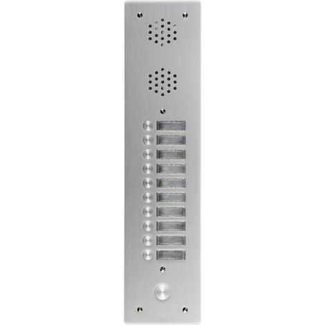 Plaque av alu 6mm 1r 10bp URMET 7771/10