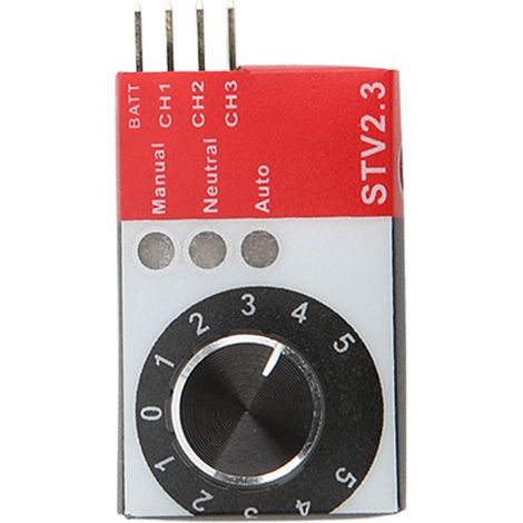 Testeur de Servo Mini Haute Précision pour Modèles RC, Contrôleur ESC STV2.3 4.8V-6.0V pour Avions et Hélicoptères Télécommandés (1/5)