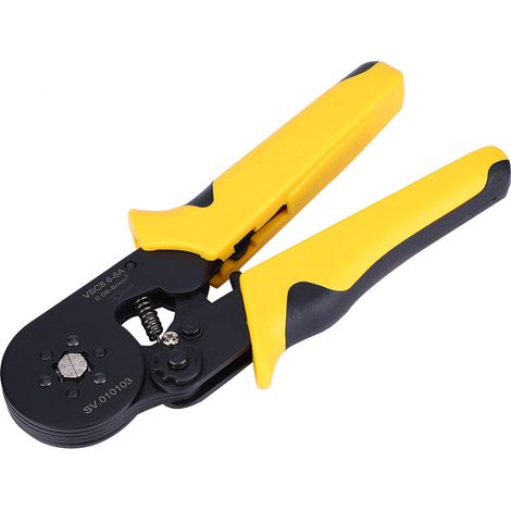 Crimpzange für hochpräzise Aderendhülsen aus Kohlenstoffstahl, Handwerkzeug zum Crimpen von 0,08–6 mm AWG26-10 (1/5)