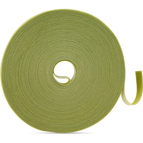 30M Attaches de Jardin pour Plantes, 12mm Liens de Plantes Bande de Fixation Réutilisable,Attache pour Plantes grimpantes - Vert Sauge (1/5)