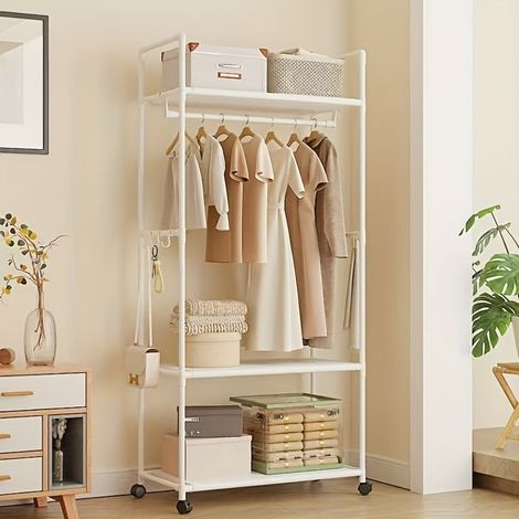 Lot de 3 paniers de rangement bohèmes tressés, ensemble pour l'organisation de la maison et cadeau, articles ménagers (marron) (1/5)