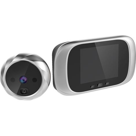 BRAVIX Judas numérique, écran LCD de 2,8 pouces Judas judas caméra avec nombre élevé de pixels avec vision nocturne, grand angle