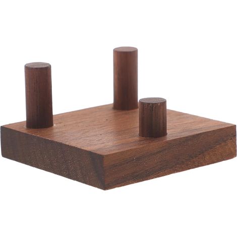 Soporte de madera para esferas, soporte para esferas de cristal, estructura estable. (1/5)