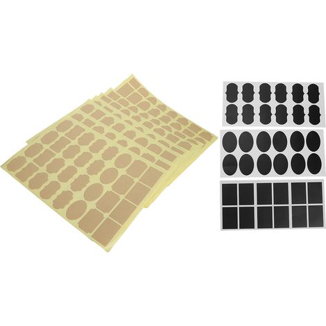 292-teiliges Set selbstklebender Etiketten zur Kennzeichnung von Weingläsern, Kaffee- und Teedosen, Einmachgläsern, Blumentöpfen und Körben (1/5)
