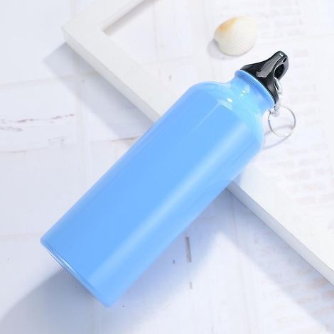 couleur Bleu , Gourde Inox De 500 Ml Avec Mousqueton (1/5)