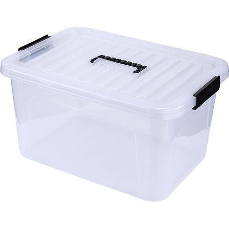 Boîte en plastique transparente solutions+ 4l
