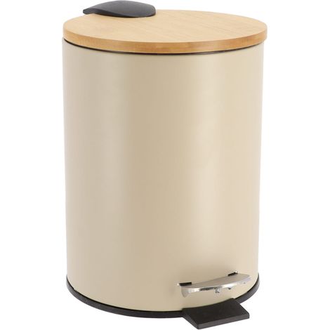 Cestino per rifiuti Timeless Taupe da 2,5 litri (1/5)