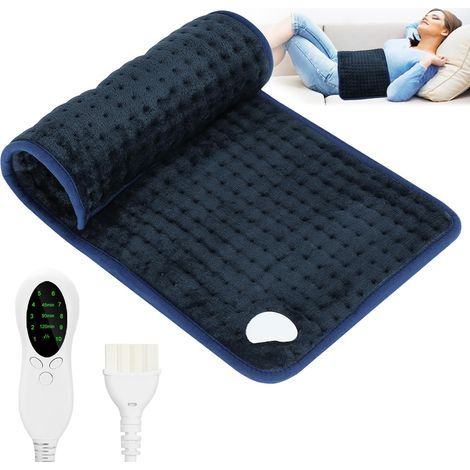 Couverture chauffante - 10 réglages de température - Lavable en machine - Minuterie avec arrêt automatique - Chauffe-dos (1/5)
