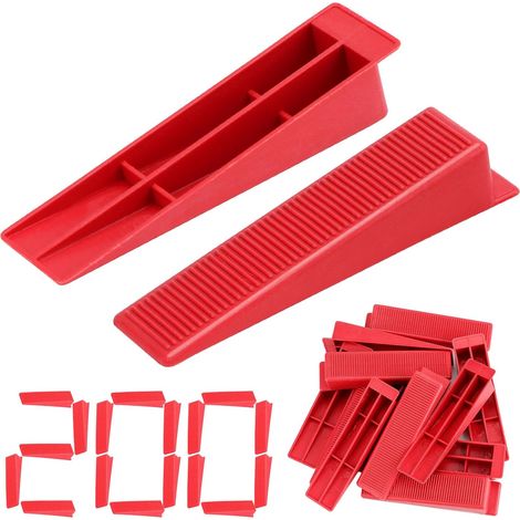 Cales Nivellement Carrelage 200PCS, 86 x 22 mm, Renforcées et Réutilisables Cales de Nivellement de Carrelage Uniquement (1/5)